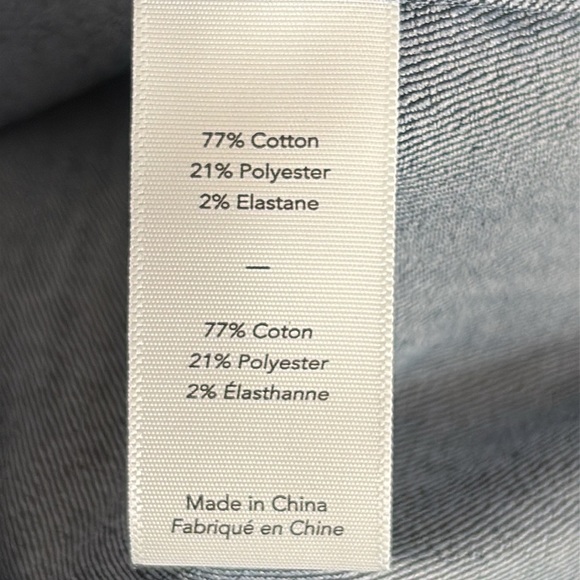 Elizabeth and James Fringed V Neck Sleeveless Cropped Top - Denim - NWOT - Small - Picture 5 of 6